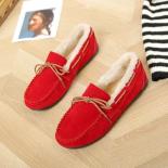 2023 Winter Women Shoes Slip On Flat Shoes Casual Comfortable  Loafers Warm Plush Shoes Moccasins Lady Cotton Shoes Plus