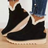 נשים מגפי שלג חורף 2023 אופנה מזדמנים נעלי חמות לנשים להחליק על גברת נוחות מגפי קרסול נשיים הנעלה botas d