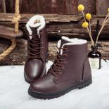 2022 Winter Boots Women Snow Boots Women New Warm Plus Velvet Cotton Boots Waterproof  Boots Big Size Pu Cotton Footwear