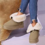 2023 Winter Snow Boots Thick Soled Women's Boots Real Sheepskin Wool Warmer Ladies Heightening Shoes