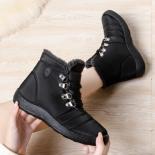 2022 Women's Winter  Warm Mother Cotton Boots Non Slip Waterproof Short Boots Plus Velvet Tendon Bottom Snow Boots One D