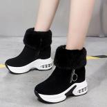 Winter Women Warm Sneakers Snow Boots 2023 Ankle Boots Female Causal Shoes Ankle Boots For Women Lace Up Ladies Boots