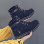 2022 Ankle Boots Women Winter  Plush Warm Waterproof Short Motorcycle Boots Women's Cotton Shoes Snow Snow Boots Boots