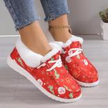 New Winter Casual Women's Ankle Boots Plush Warm Snow Boots Soft And Comfortable Women's Flat Bottom Warm Shoes