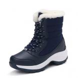 2022 Snow Boots Plush Warm Ankle Boots For Women Winter Shoes Waterproof Boots Women Female Winter Shoes