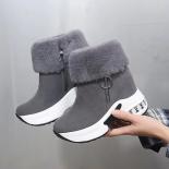 Winter Women Warm Sneakers Platform Snow Boots 2023 Ankle Boots Female Causal Shoes Ankle Boots For Women Lace Up Ladies
