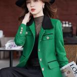 New Arrival Ladies Blazer Women Slim Casual Jacket Long Sleeve Single Breasted Pink Apricot Green Female Autumn Winter C