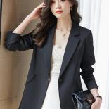 Nouveauté femmes dames Blazer ample rose noir blanc à manches longues solide décontracté femme veste manteau pour automne hiver