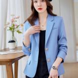 Black Beige Blue Coffee Ladies Blazer Jacket Women Female Business Work Wear Slim Formal Coat For Autumn Winter