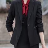 Azul preto verde roxo senhoras blazer feminino único botão manga completa trabalho de negócios wear jaqueta formal para o outono