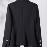 Green White Black Brown Women Blazer Ladies Jacket Female Long Sleeve Single Button Formal Autumn Winter Coat