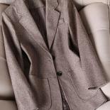 Women Long Sleeve Single Breasted Blazer Ladies Female Gray Coffee Solid Work Wear Formal Jacket Coat For Autumn Winter 