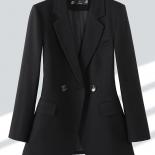 Women Long Sleeve Single Breasted Formal Blazer Gay Coffee Black Solid Business Work Wear Office Ladies Female Jacket