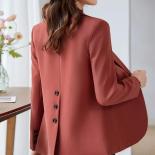 Coffee Beige Red Office Ladies Blazer Jacket Women Long Sleeve Female Business Work Wear Slim Formal Coat For Autumn Win