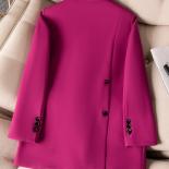 New Arrival Autumn Winter Women Ladies Blazer Pink Black Coffee Female Long Sleeve Solid Casual Jacket Coat  Blazers