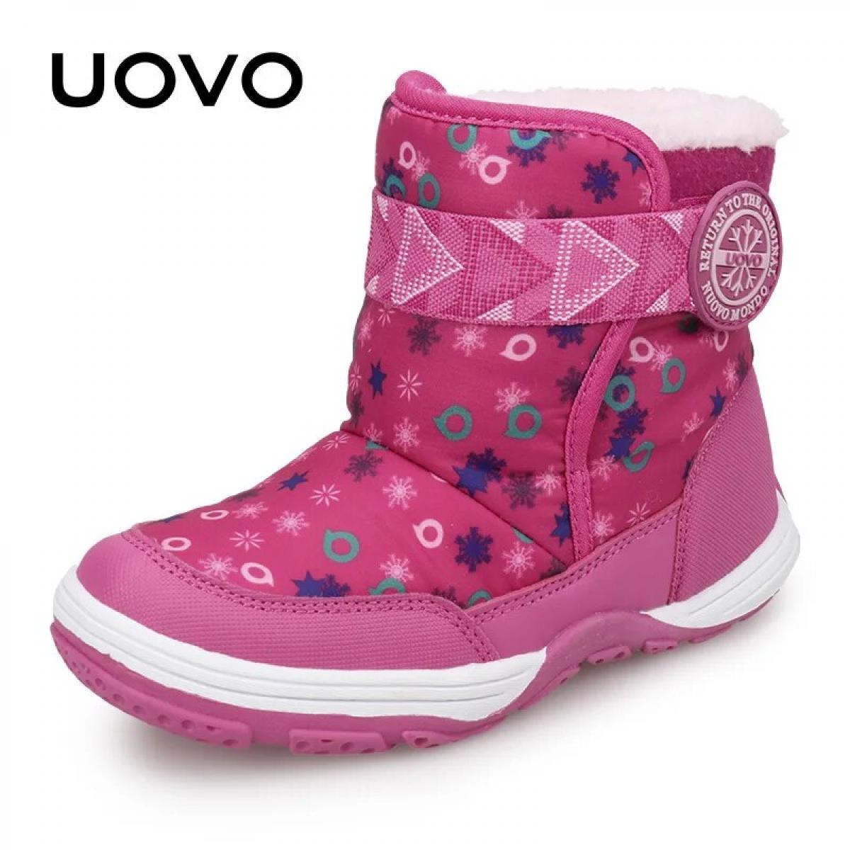 Snow Footwear  Uovos Shoes  Boots  Fashion Boots  Winter Boots Kids 2023 New Warm Shoes  