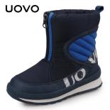 Uovo أحذية جديدة للبنين والبنات عالية الجودة موضة أحذية الشتاء للأطفال أحذية الأطفال الدافئة الثلوج حجم #30 38 الأحذية