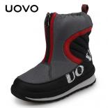 Uovo أحذية جديدة للبنين والبنات عالية الجودة موضة أحذية الشتاء للأطفال أحذية الأطفال الدافئة الثلوج حجم #30 38 الأحذية