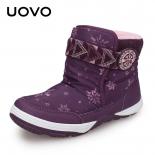 Velvet Snow Boots  Velvet Shoes  Uovos Shoes  Fashion Boots  2023 New Kids Warm Shoes  