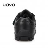 Kids Shoes Uovo 2022 Spring And Autumn Children's Sneakers Boy Genuine Leather Footwear Black Casual Sneakers Shoes Size