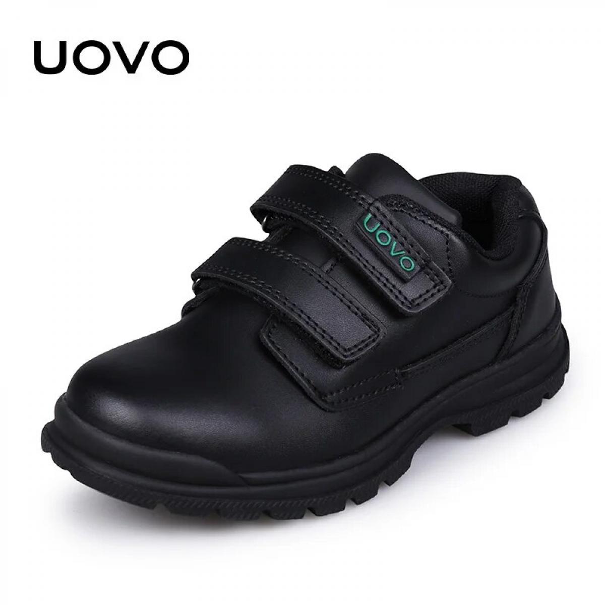 Uovo Kids أحذية جلدية للأولاد عرض المدارس أحذية رسمية أحذية أكسفورد بريطانية كلاسيكية للأطفال أحذية بدون كعب لحفلات الزفاف