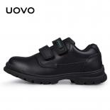 Uovo Kids  Leather Shoes For Boys School Show Dress Shoes Classic British Oxford Shoes Children Wedding Loafer Moccasins