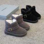 Botas de nieve informales para niñas, botas versátiles de invierno, nuevo estilo, antideslizantes, impermeables, a la moda, con 