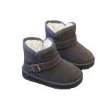 Botas de nieve informales para niñas, botas versátiles de invierno, nuevo estilo, antideslizantes, impermeables, a la moda, con 