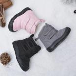 جديد 2024 الشتاء الطفل الثلوج أحذية طفل عالية أعلى أحذية قطنية دافئة الاطفال مقاوم للماء القماش العلوي الأحذية صبي الفتيات سميكة
