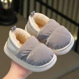 New Winter Kids Slippers Boys Girls Plush Home Slides Baby Toddler Indoor Cotton Shoes Warm Plush Child Slippers Non Sli