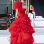 Fashion Couture 2022 Spring Prom Party Dresses One Shoulder Red Ruffles Chic Evening Formal Dress Custom Special Occasio