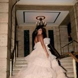 New Arrival Fluffy Tulle Wedding Gown Photoshoot Bridal Dresses Ball Gown Mesh Garden Party Dress Vestidos De Noche Cust