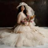 Champagne Bridal Tulle Maternity Dresses For Photography Maternity Photo Shoot Gowns Outfit See Thru Tulle Pregnancy Wom