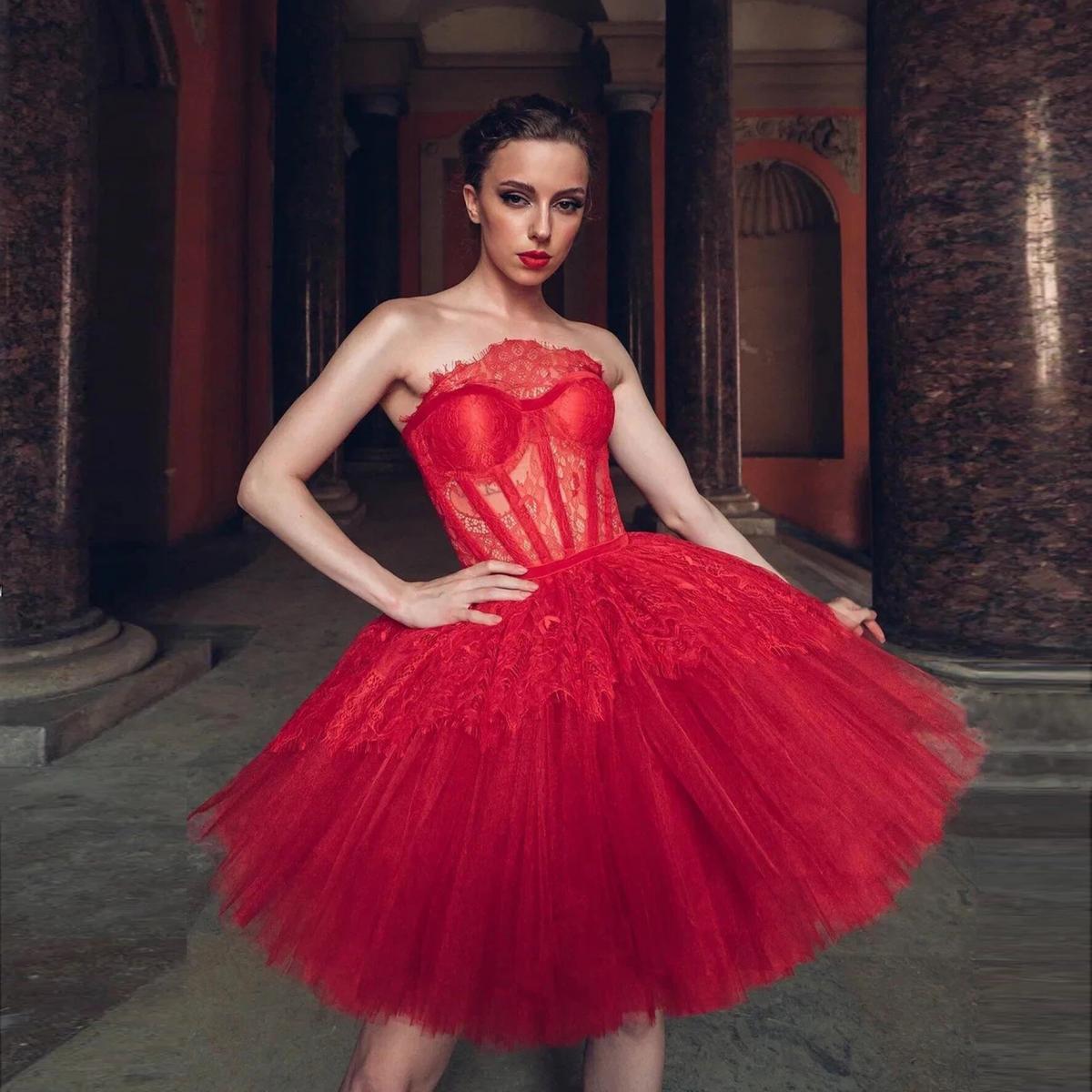 Ball gown for short ladies 2025