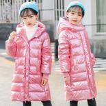 New Children Winter 90% White Duck Down Jacket For Girl Clothes Boy Warm Clothing Kids Hooded Thicken Long Coat Waterpro