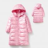 New Children Winter 90% White Duck Down Jacket For Girl Clothes Boy Warm Clothing Kids Hooded Thicken Long Coat Waterpro