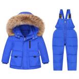 Winter Down Jacket Jumpsuit Boy Baby Warm Overalls Kids Parka Hooded Coat Child Snowsuit Snow Toddler Girl Clothes Cloth