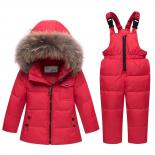 Children's Overalls Girl Snow  Children's Winter Coat Set  Overalls Children Winter  Down & Parkas  