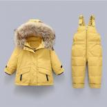 New Baby Down Jacket Boys Pants Thicken Children Clothing Set 1 5 Yrs Kids Winter Warm Coat Toddler Girl Clothes Infant 