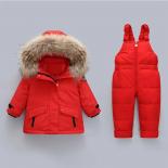 New Baby Down Jacket Boys Pants Thicken Children Clothing Set 1 5 Yrs Kids Winter Warm Coat Toddler Girl Clothes Infant 