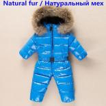 بدلة شتوية للأطفال ملابس دافئة مقاومة للماء للثلوج زي بطة للرضع سترة معطف ثلج بدلة ثلج للأطفال الأولاد والبنات