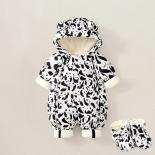 New Born Baby Girl Clothes Winter Wear Snowsuit Plus Velvet Thick Baby Boy Jumpsuit Romper Overalls Toddler Coat Infant 