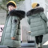 Winter Jacket Kids Boys Fur Hooded Snowsuit Parkas  Children's Winter Jackets Boy  Down & Parkas  