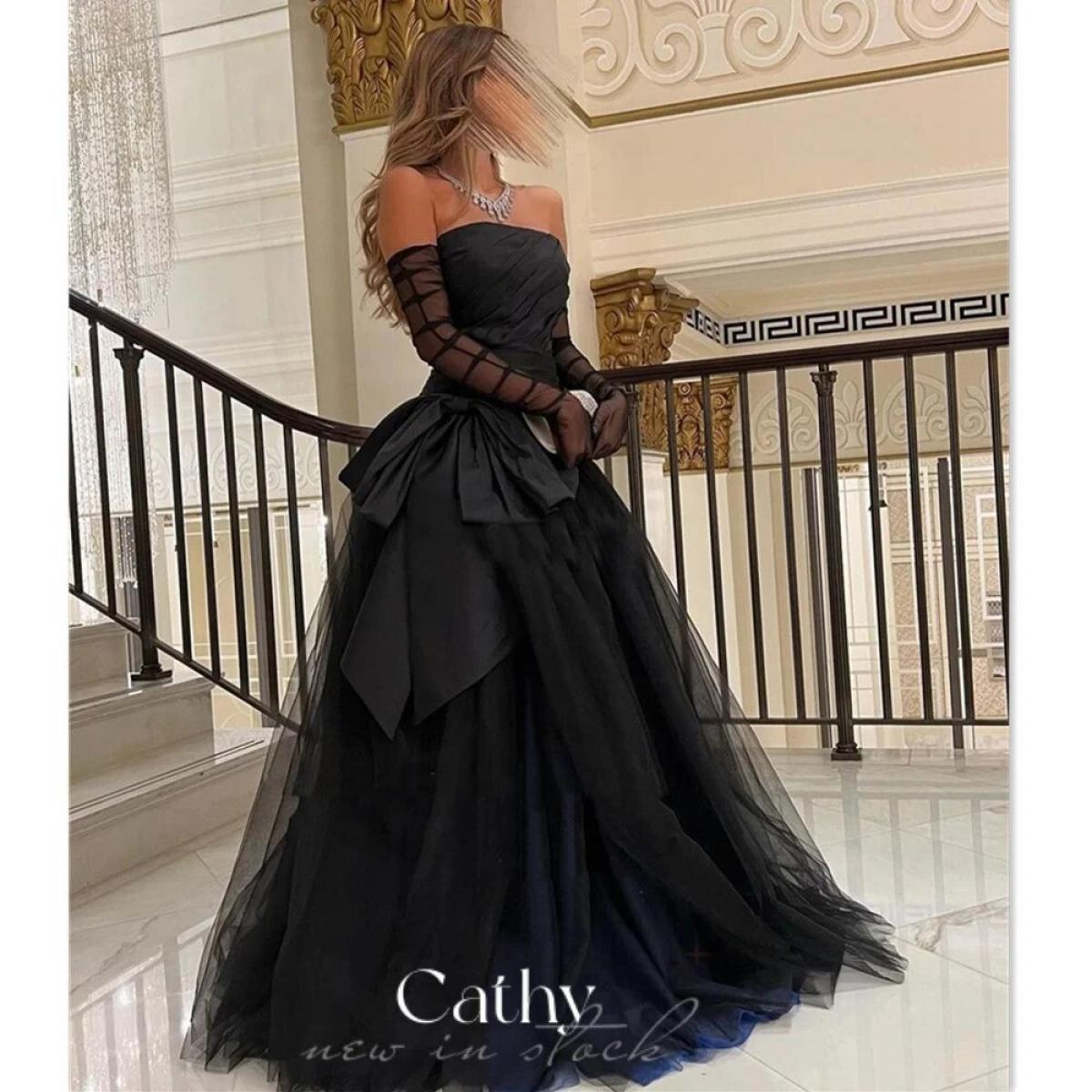 Vestidos de tul clearance negro