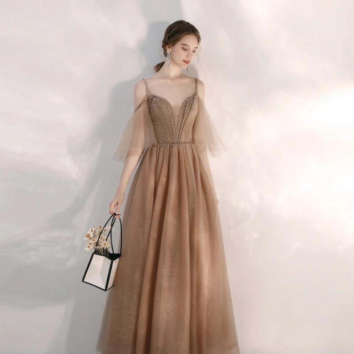 Long Luxury Evening Dresses For Day And Night Party Robe Bridesmaid Dress Woman Prom Gown Elegant Gowns Formal Suitable 