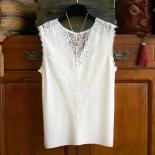 Lace Beautiful Back Halter Vest Women With  Slim Design Sense 2023 Autumn Knit Sleeveless Top