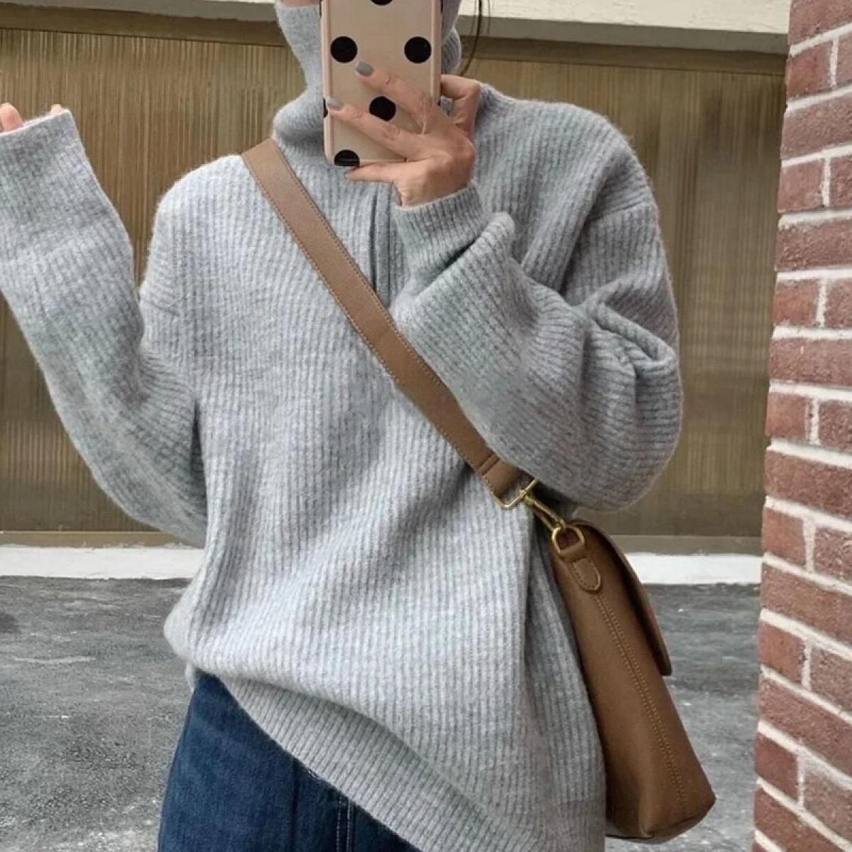 Turtleneck top sweater tumblr