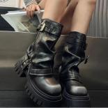 2024 Hot Selling Autumn Women's Ankle Boots Street Rock Thick Heels Punk Designer Shoes Knight Short Boots Women's Fashi