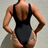  Mesh Sheer Fish Patchwork Swimsuit Women One Piece Swimwear High Cut Backless Bathing Suit Bodysuit Swimming Suit Beach