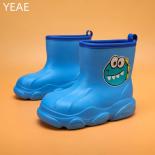 Zapatos de lluvia para niños de primavera y otoño, zapatos de lluvia grandes para niños, zapatos de agua Eva para bebés, zapatos